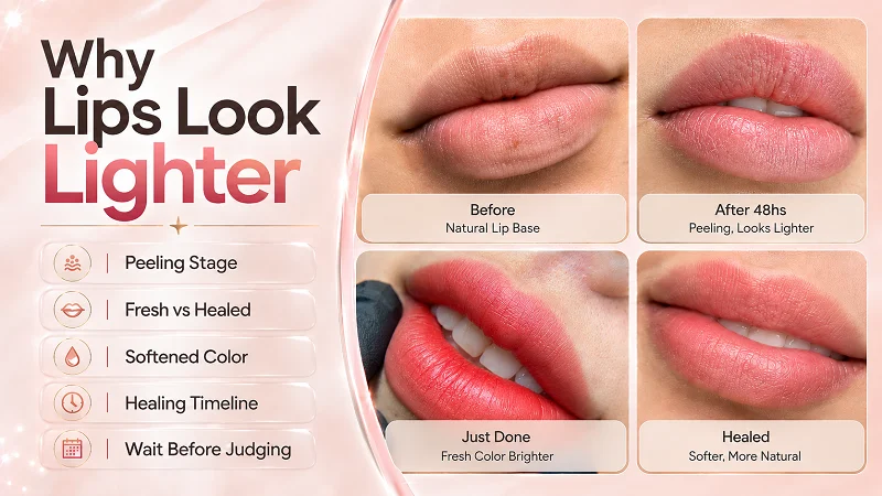 Why Lip Blush Often Looks Lighter After Peeling Why Lip Blush Often Looks Lighter After Peeling