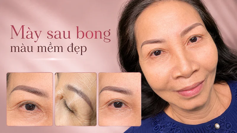 Mày sau bong không cần quá đậm mới được xem là đẹp. Mày sau bong không cần quá đậm mới được xem là đẹp.