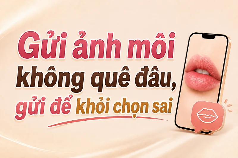Khử Thâm Môi Không Nên Tư Vấn Đại Trà: Mỗi Nền Môi Cần Một Cách Xử Lý Riêng