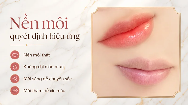 Không phải cứ xăm xí muội là môi sẽ ra xí muội Không phải cứ xăm xí muội là môi sẽ ra xí muội
